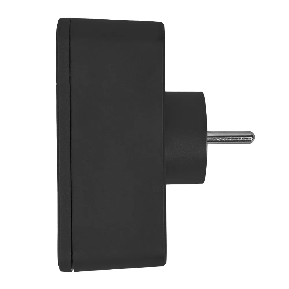 Maclean strömuttag x2 + 4xUSB, splitter med 2 uttag, 2xUSB , 2xUSB C PD 20W, 1x16A + 1x6A, MCE249 F/B, 3 st