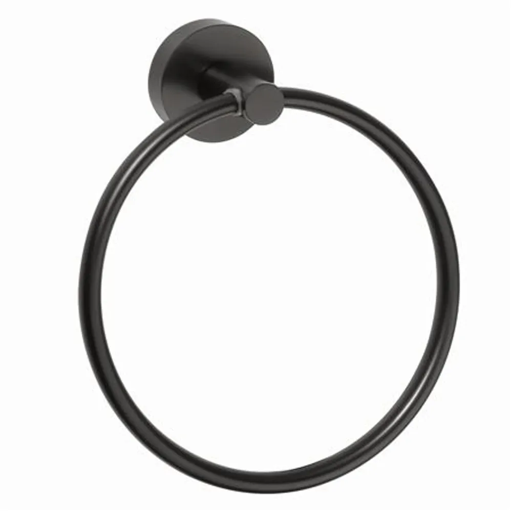Handduksring Duschbyggarna BLACK Wall Mounted