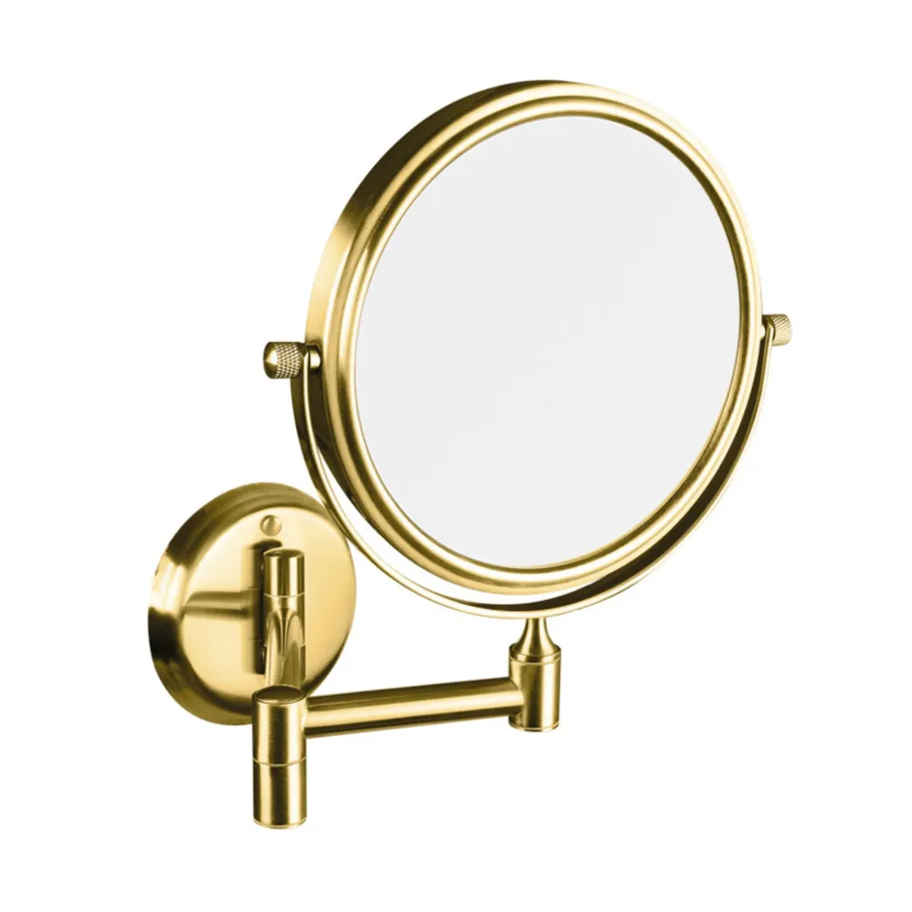 Fuktbeständig Sminkspegel Duschbyggarna RETRO KROM/GULD