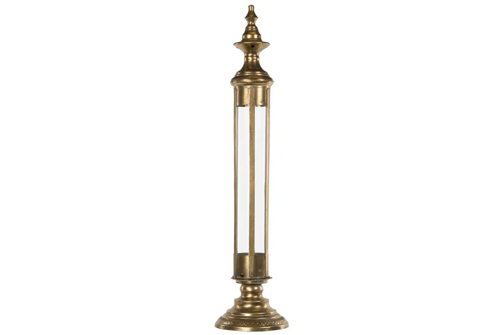 Ljuslykta Tower Guld 19x86cm 1 st HH