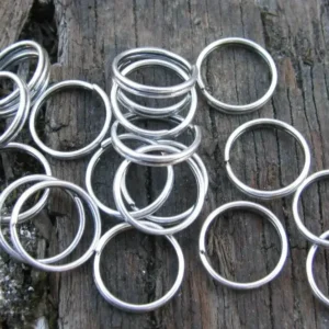 Motringar Silverfärgade - 10mm, 20-pack