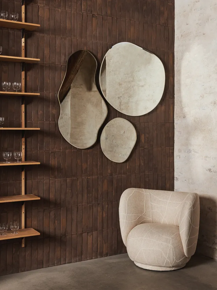 Pond Mirror - XL - Brass Thermal Break