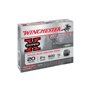 Winchester Super X Rifled Slug Hollow Point Cal 20