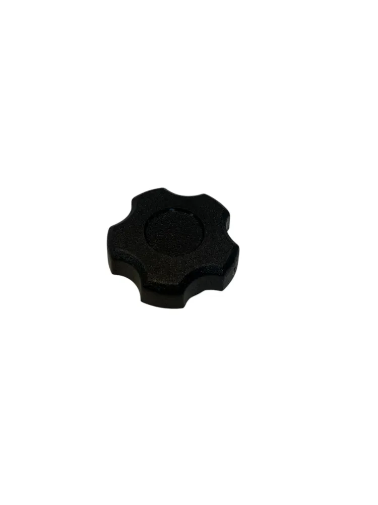 Knopp/ Mutter med gänga 1/4"-20 SS nylon skruvtyp 5-stjärnig form Onyx