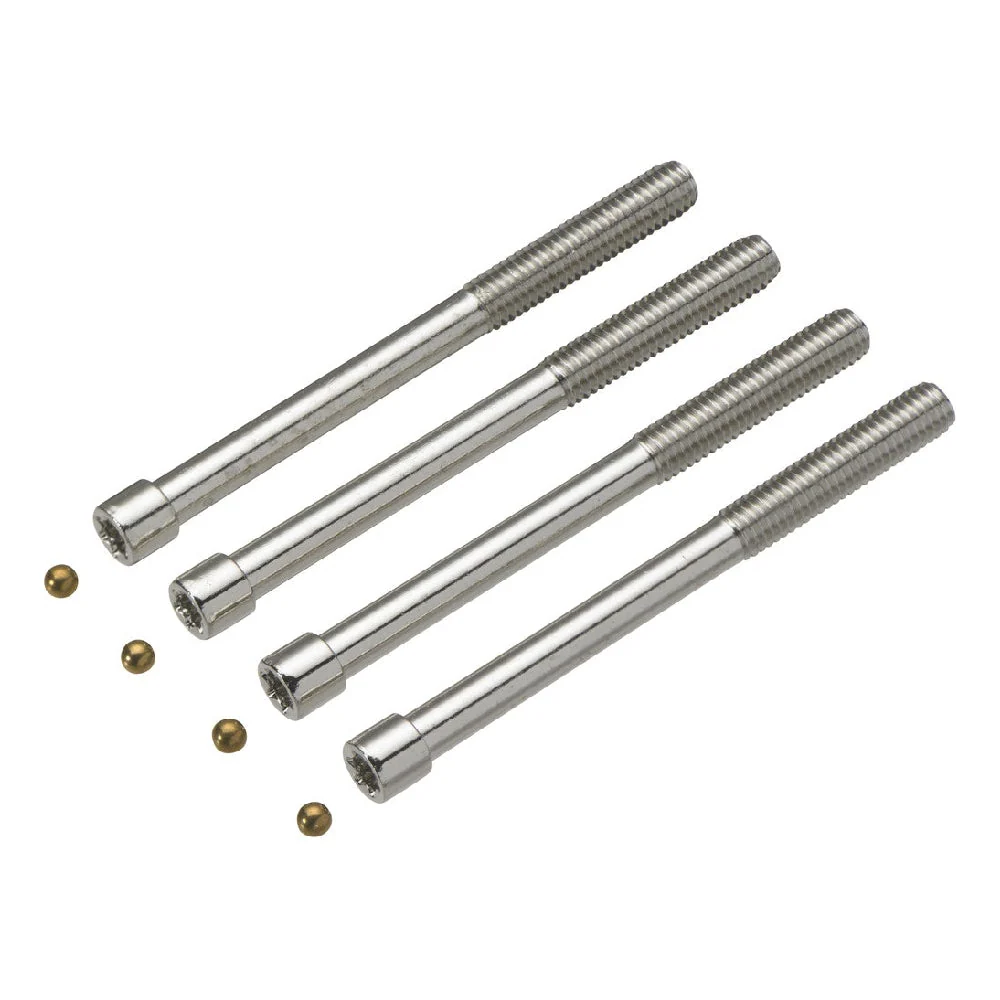 Cylinderskruv säkerhet M5x70mm inkl plugg set om fyra