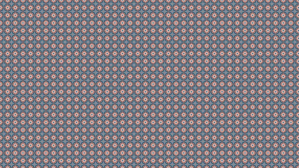 Reveal Tapet Tile Flowers - Rednblue
