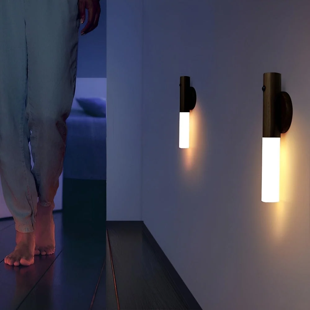 MagnoBeam – Vägglampa med Magnetisk Rörelsesensor