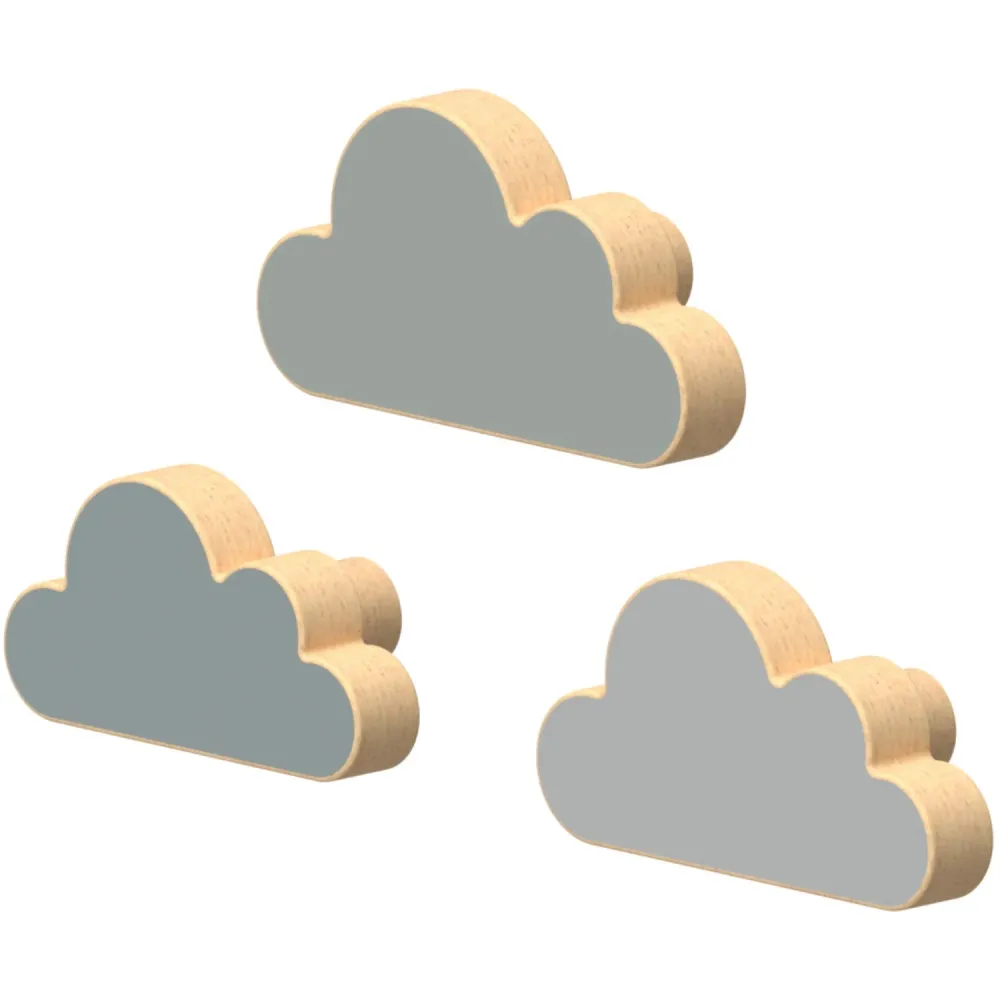 Cam Cam Copenhagen Wooden Cloud krokar set om tre