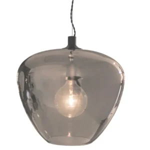 Bellissimo Grande taklampa Ø40 cm rökgrå