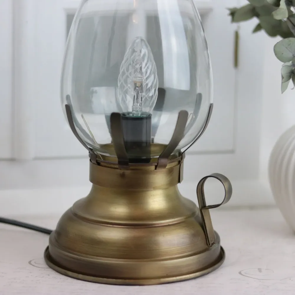 Bordslampa El 42 cm - Antikmässing HH