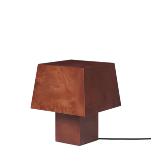 Burl Table Lamp - Shadowy Stained Burl
