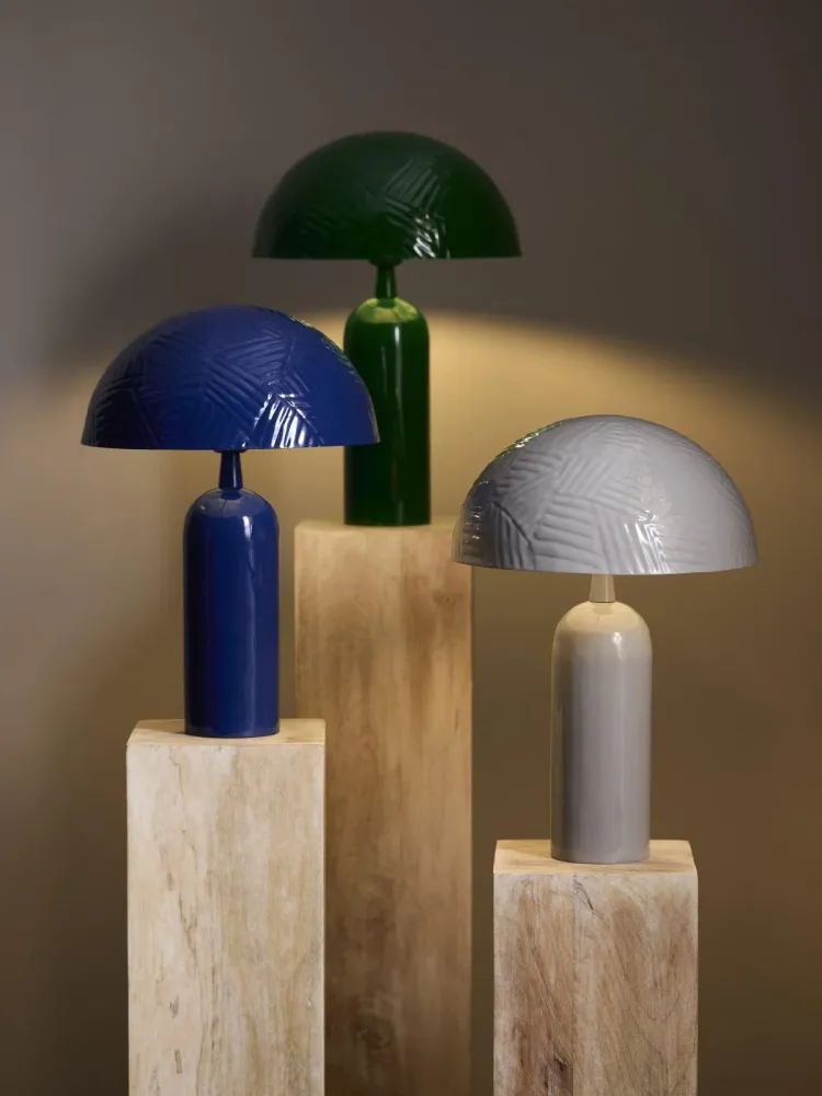 Carter bordslampa Grå 45 cm