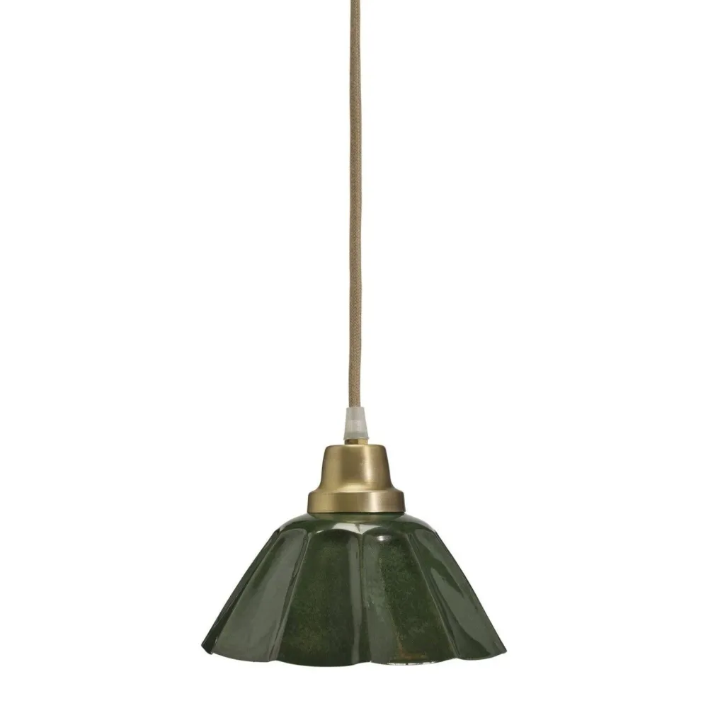 Ester fönsterlampa Mörkgrön 17cm