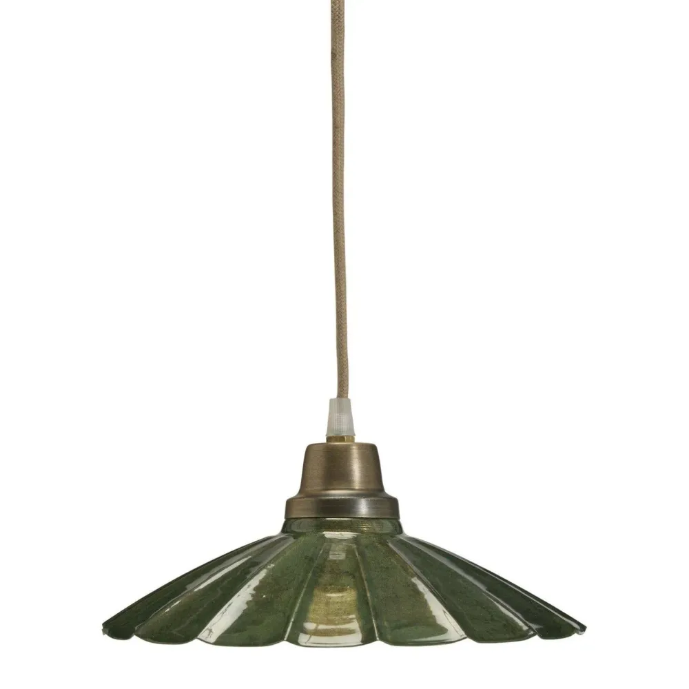 Ester fönsterlampa Mörkgrön 24cm