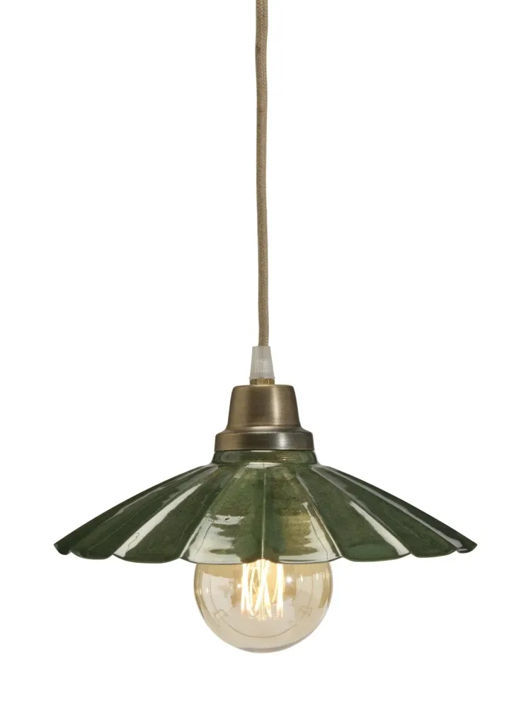 Ester fönsterlampa Mörkgrön 24cm