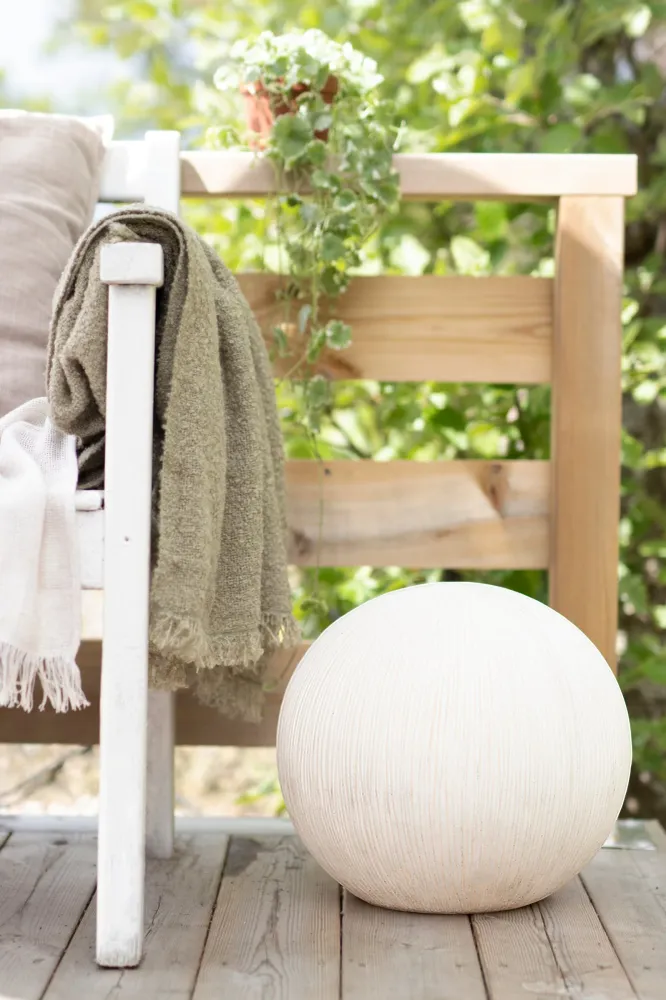 Golvlampa Sandhamn 35 IP44 Pärla