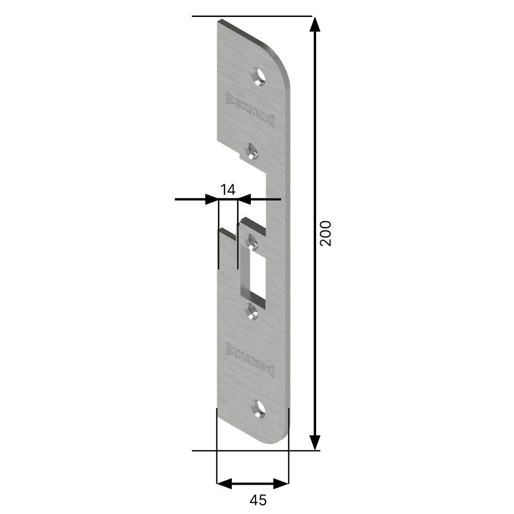 Monteringsstolpe 912-14 plan rundad