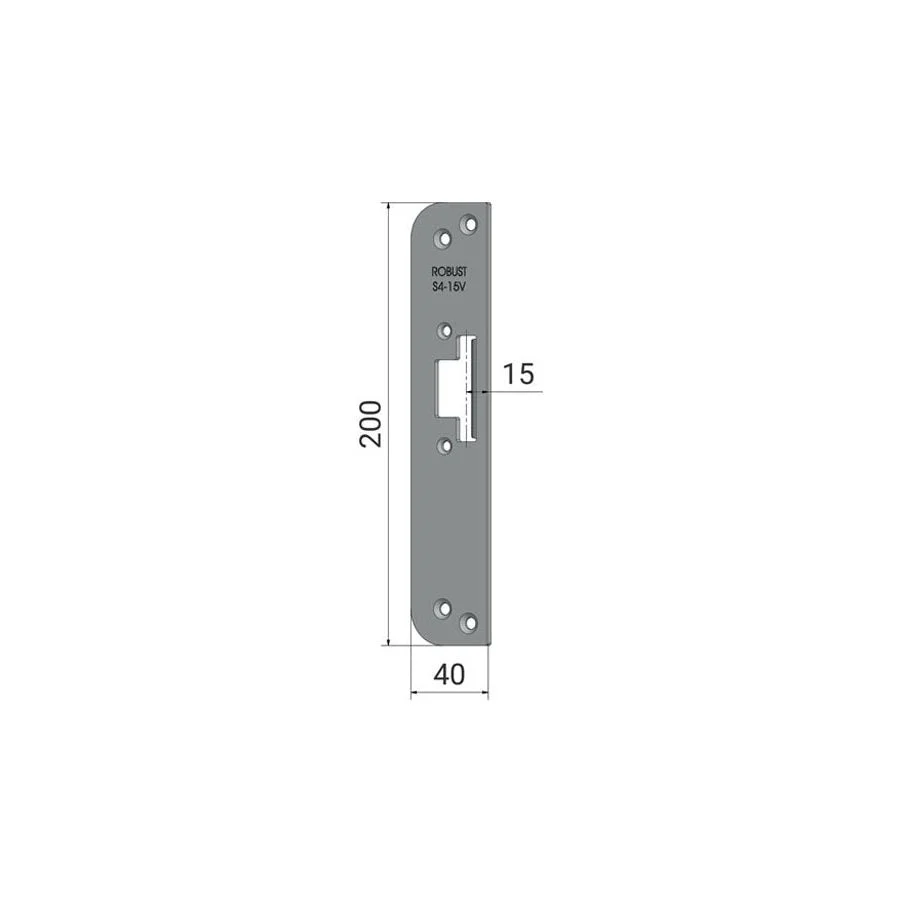 Monteringsstolpe S4-15V