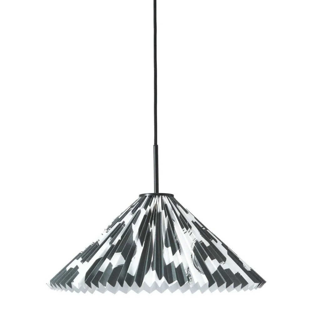 Polly Taklampa Svart/vit 45cm