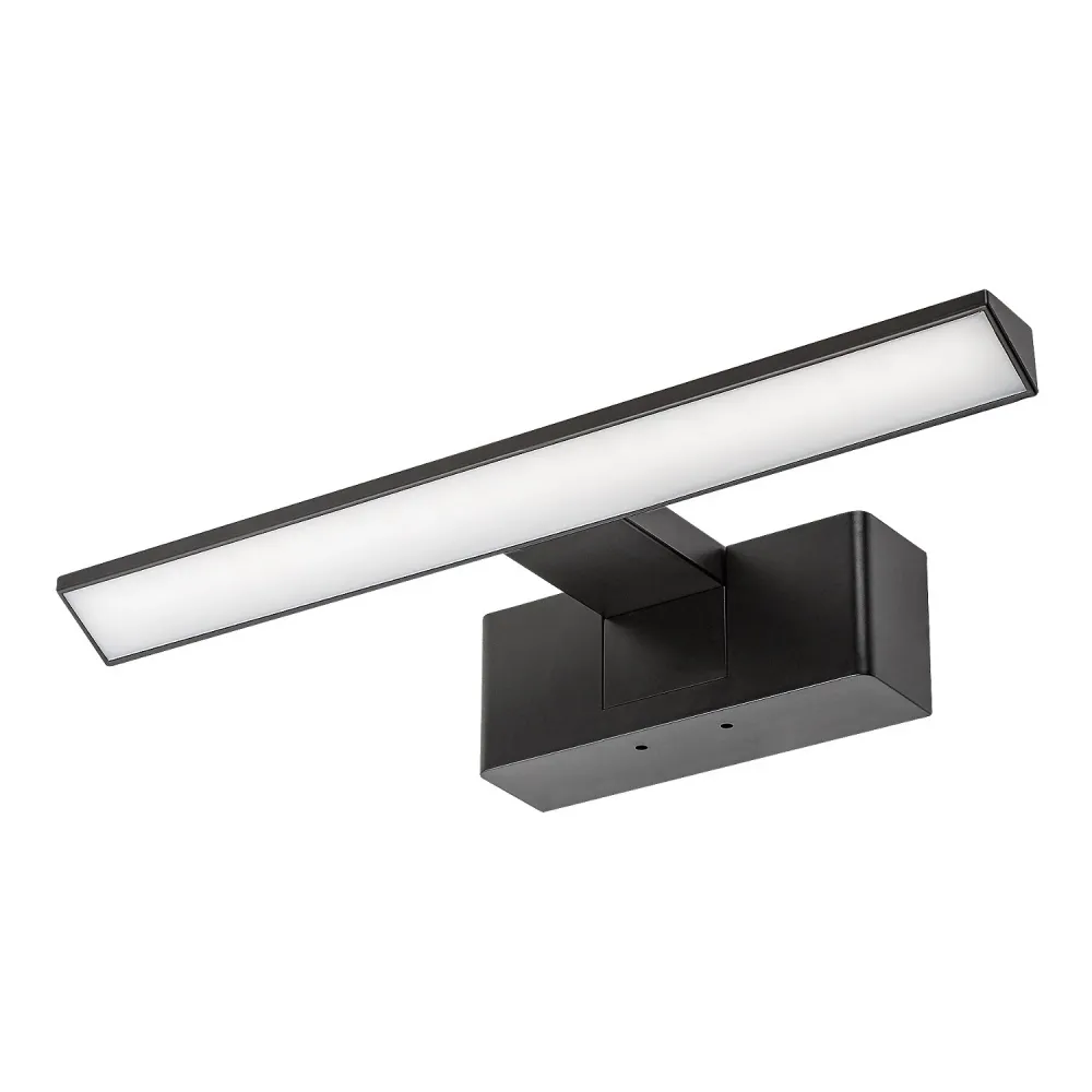 Rabalux badrumslampa, effekt 6W, naturvit 4000K, IP44. ebenholts, Loric