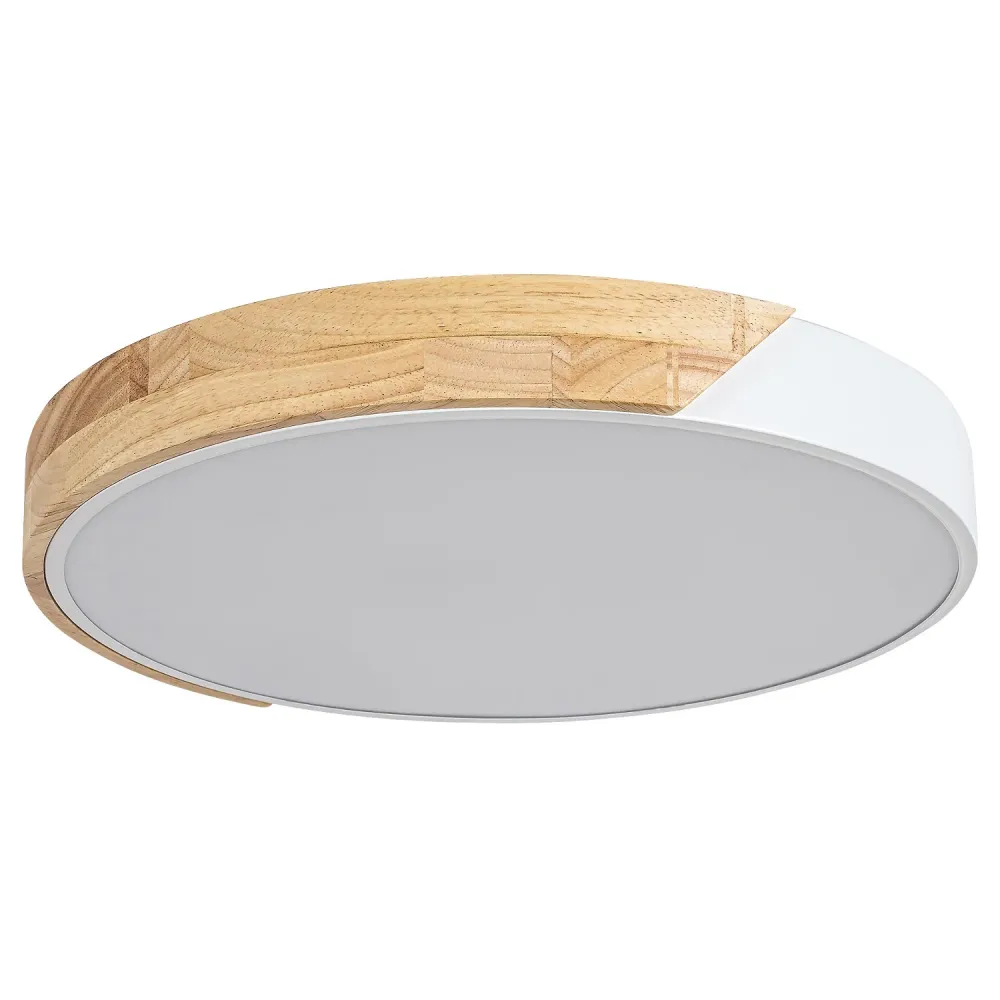 Rabalux Maple 3527 Taklampa Vit Matt 24W Metallisk Och Trä