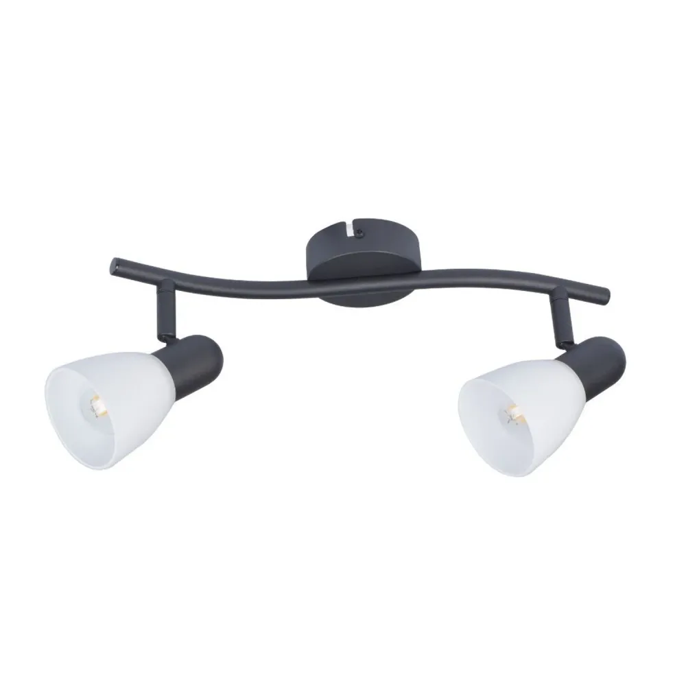 Rabalux taklampa, spot, 2x E14 glödtråd, IP20, midnight, Soma