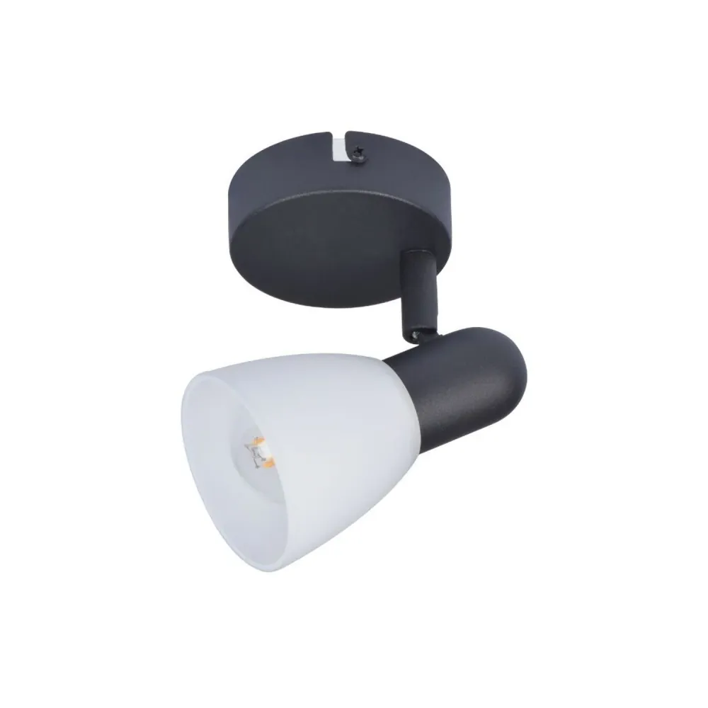 Rabalux taklampa, spot, E14-glödtråd, IP20, träkol, Soma