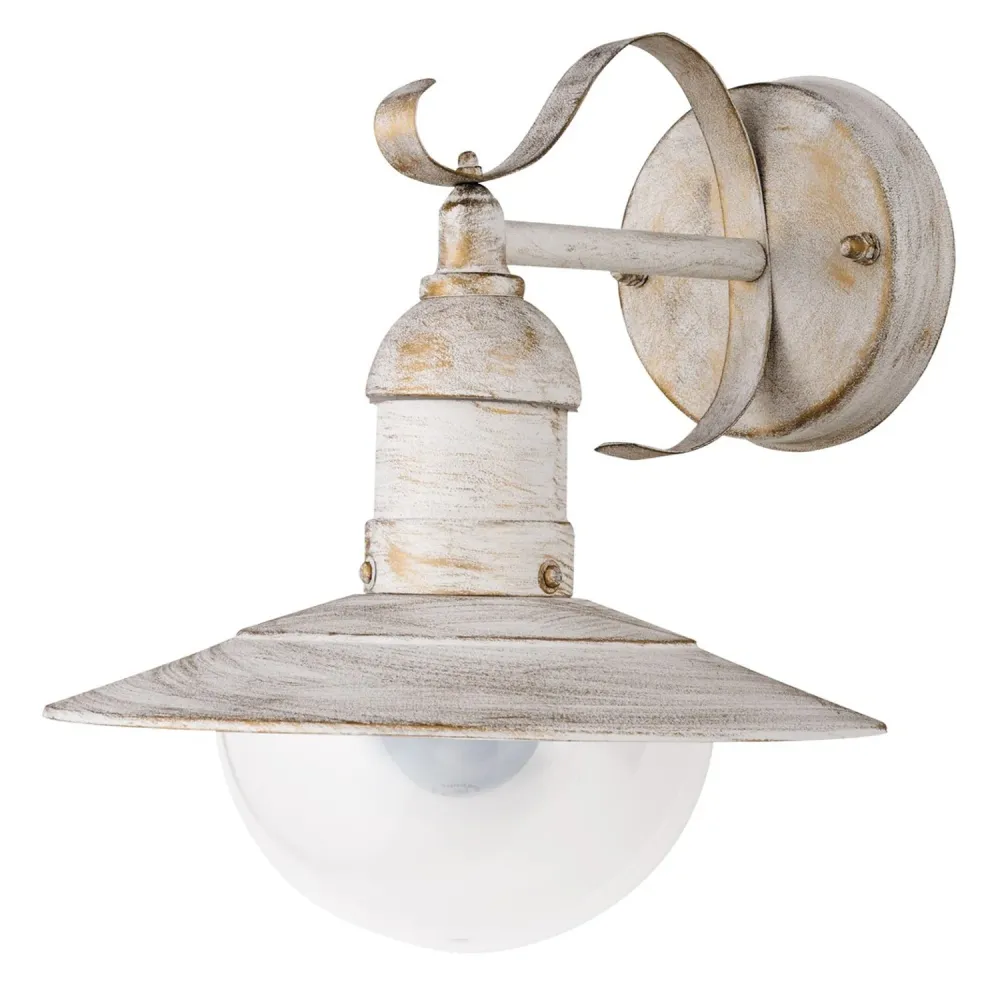 Rabalux vägglampa, utomhus, IP44, E27, max 60W, snö antik, Oslo