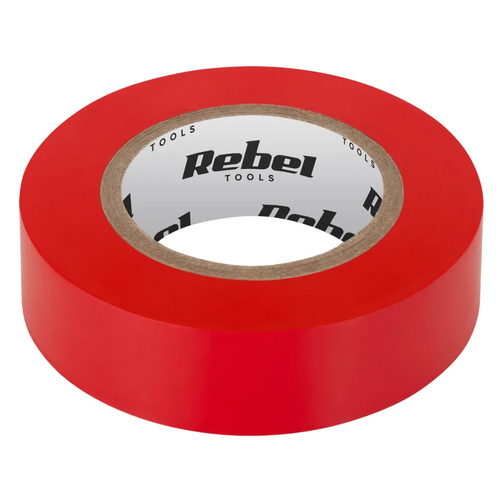 REBEL självhäftande isoleringstejp (0,13 mm x 19 mm x 20 yd) röd
