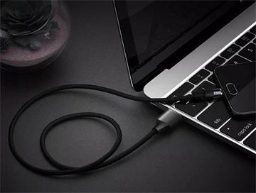 3 1 Usb Magnetisk Laddare Och Datakabel 2 Meter Metallgrå