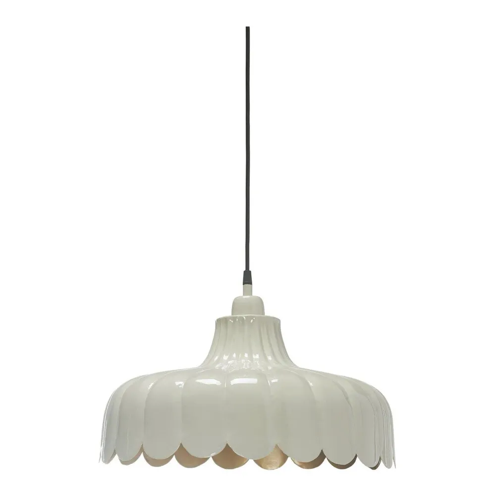 Wells taklampa Beige/guld 43cm