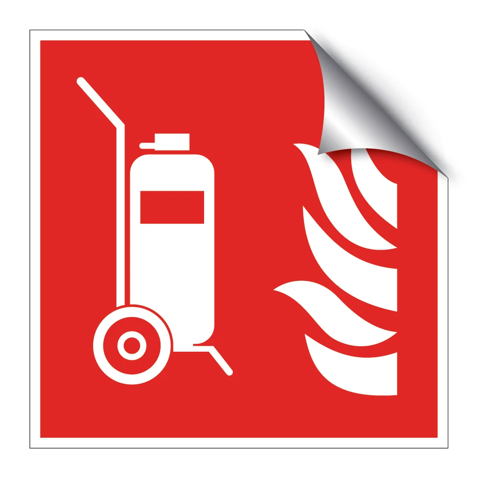 F009 Brandsläckare på hjul 200mm