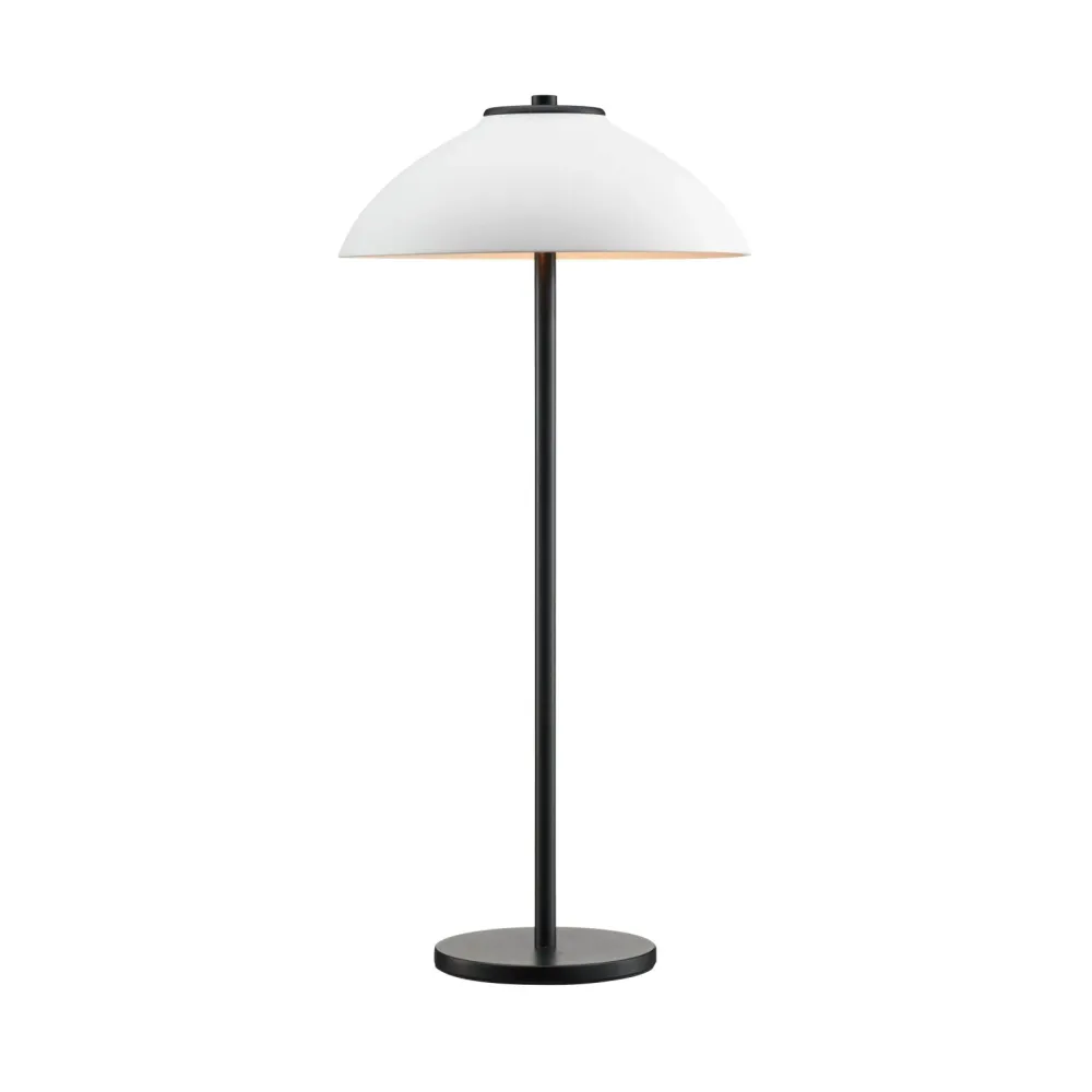 Bordslampa Vali High svartstruktur/vitstruktur