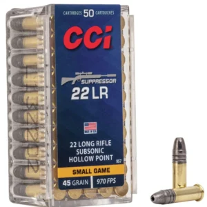 CCI .22LR Supressor Subsonic HP