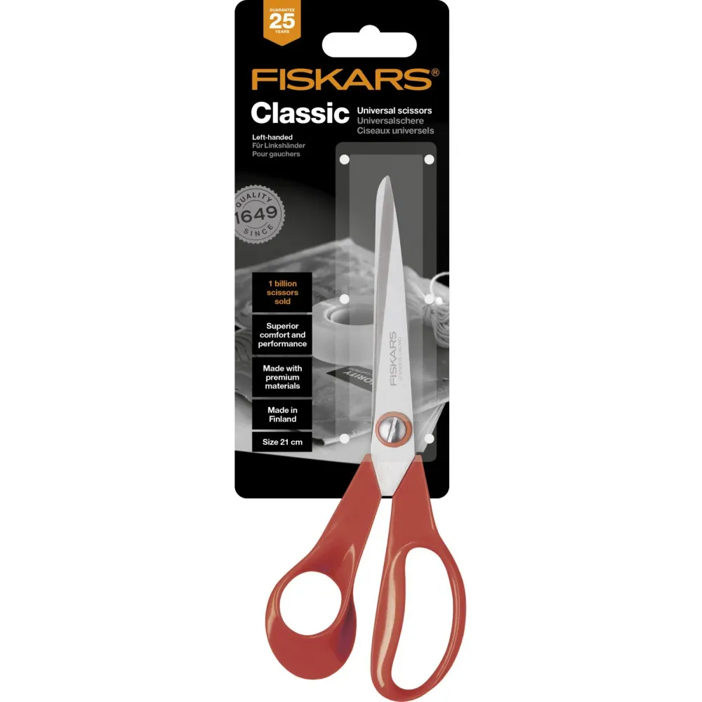 Fiskars Retro universalsax vänsterhänt 21cm