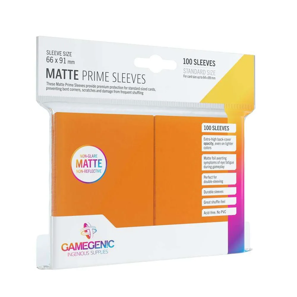 Gamegenic - Matte Prime Sleeves Apricot (100 Sleeves)