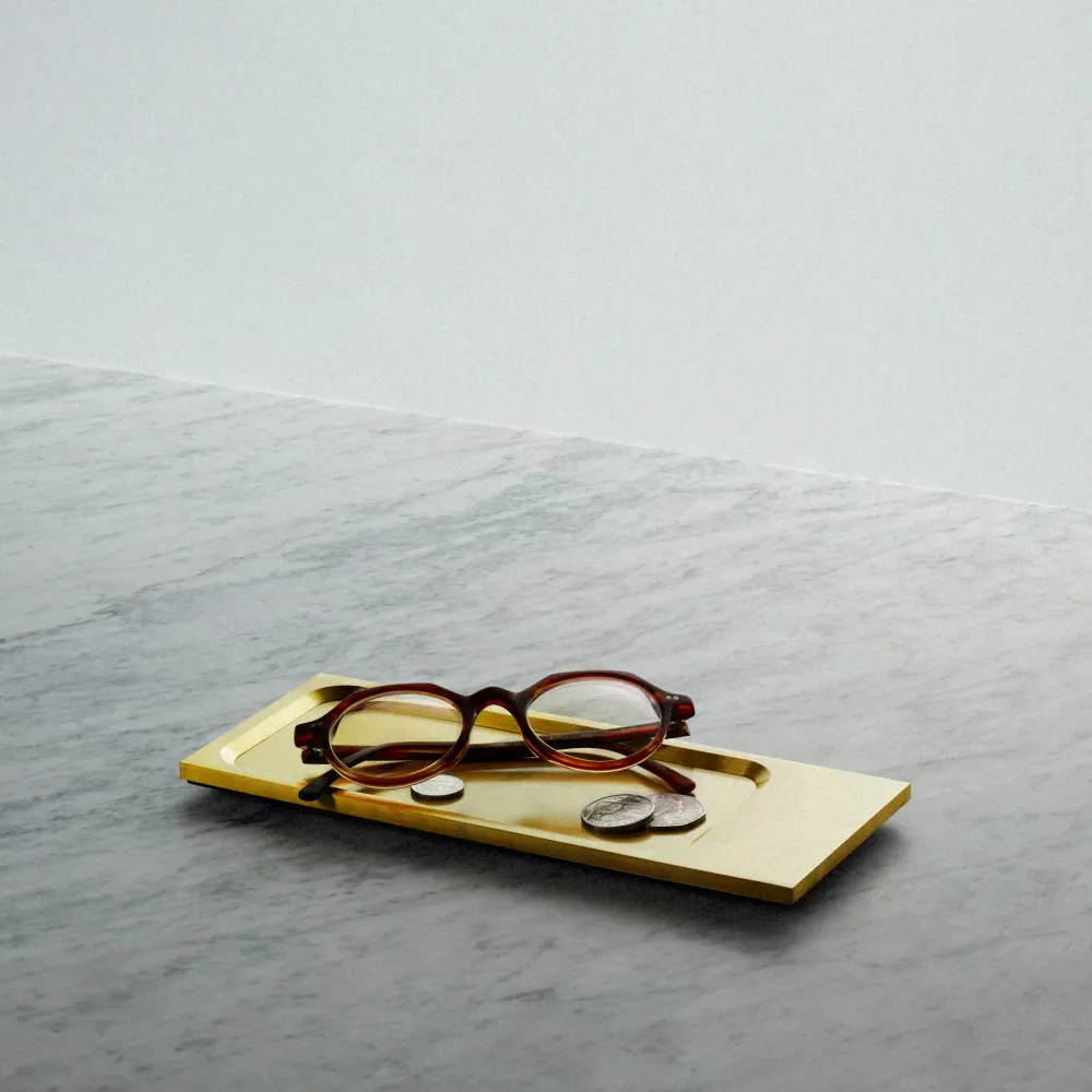 Machined Tray, bricka i warm alloy • Buster + Punch