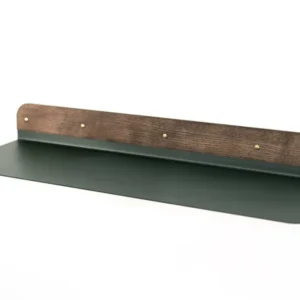Vägghängande hylla med rundade kanter - 60 cm Green