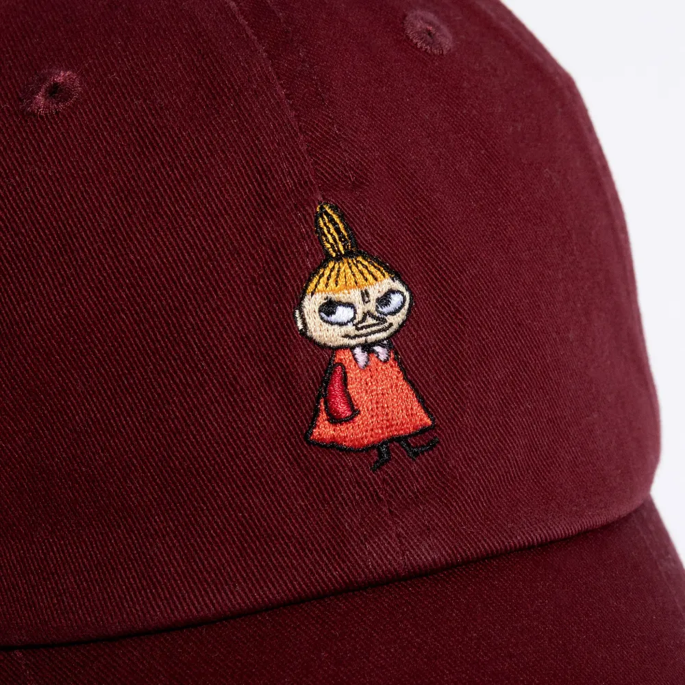 Little My Dad Cap Adult - Ruby