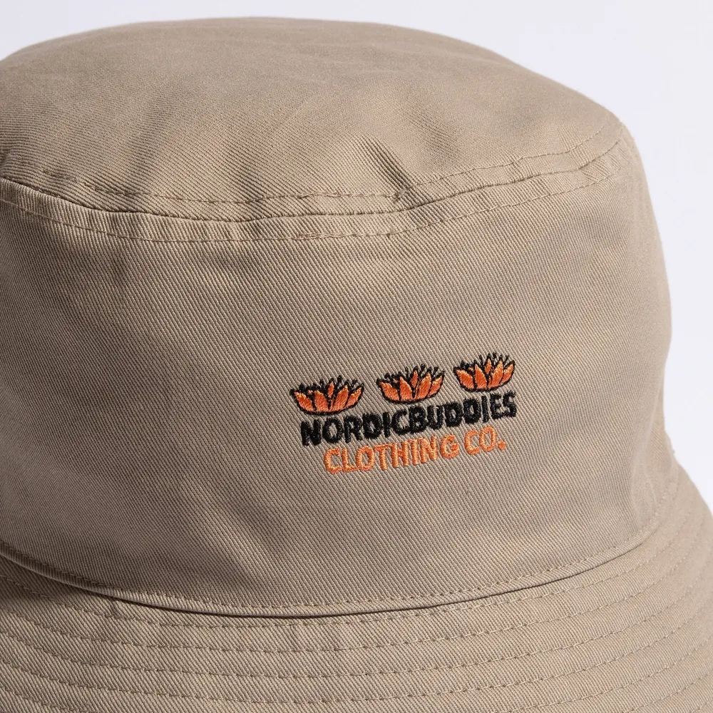 Moomin Jungle Adult Bucket Hat - Buff