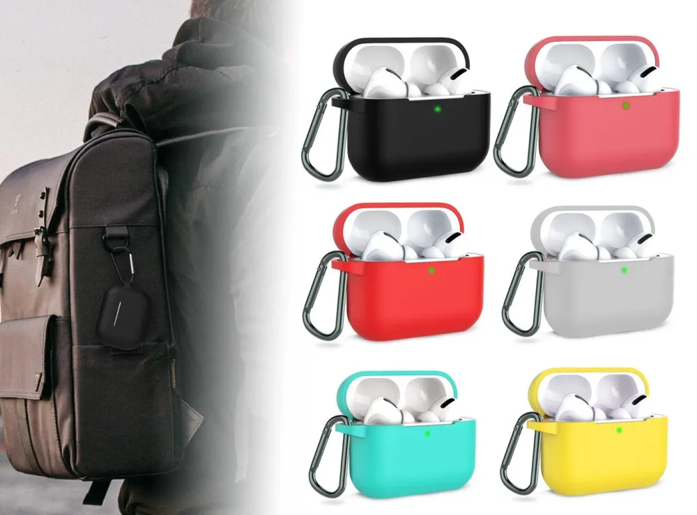 Silikon Skyddskåpa för AirPods Pro Black