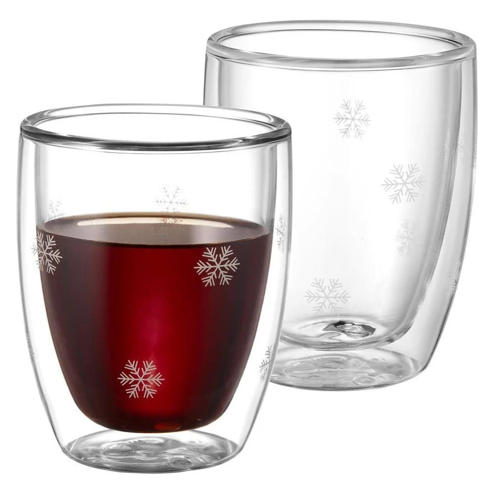 Dorre Snöstjärna Dubbelväggigt Glas double-set
