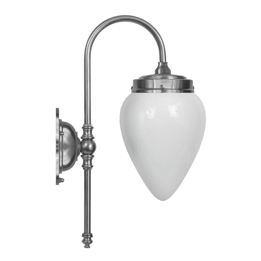 Badrumslampa vägg förnicklad golden metal Blomberg