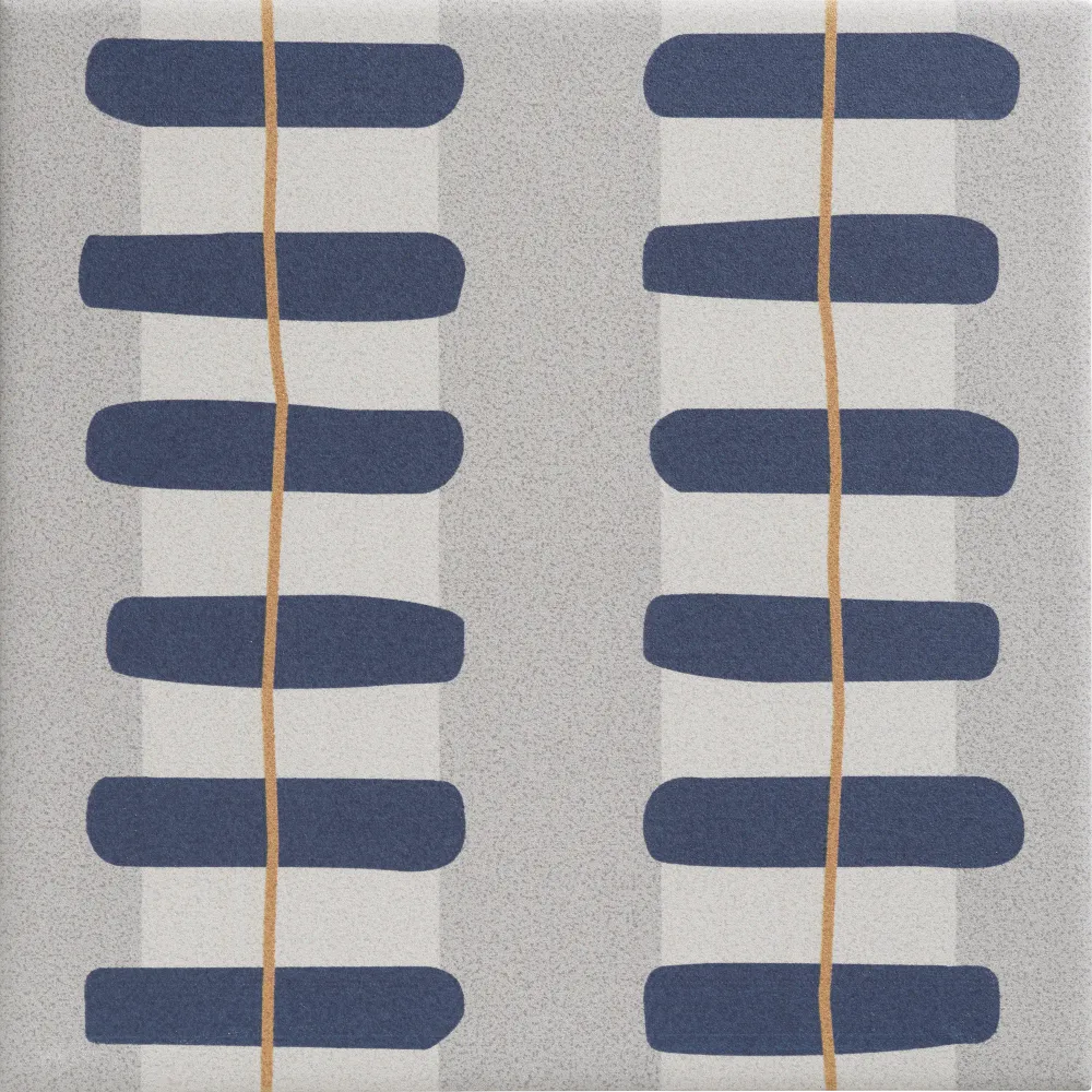 Klinker Bricmate Stig Lindberg Railing Blue 15x15