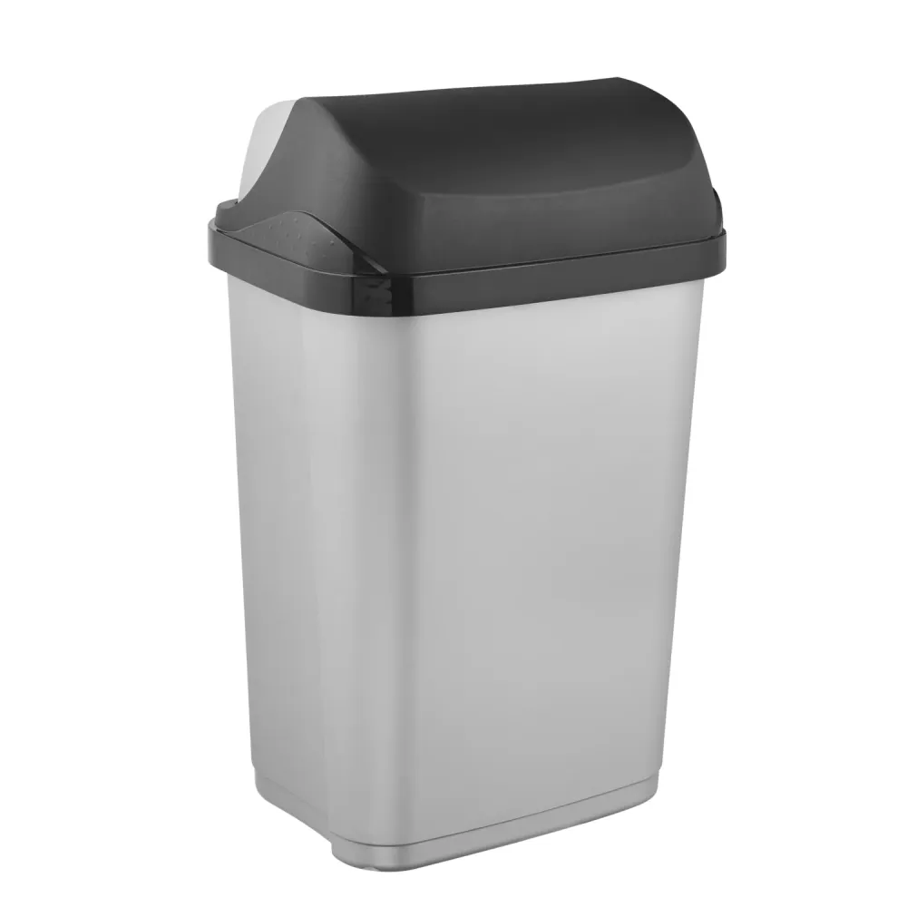 Keeeper Rasmus Soptunna Med Roterande Lock Kapacitet 25 L Quicksilver