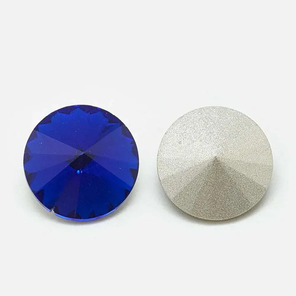 Kinesisk strass - Rivoli Onyx Sapphire 10mm 1 styck