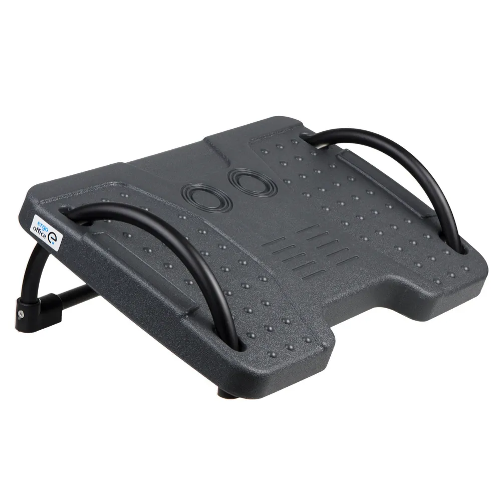 ERGOOFFICE ER-412 Ergonomiskt fotstöd Justerbart Vridbart Vridbart Texturerad yta Massage Hemkontor