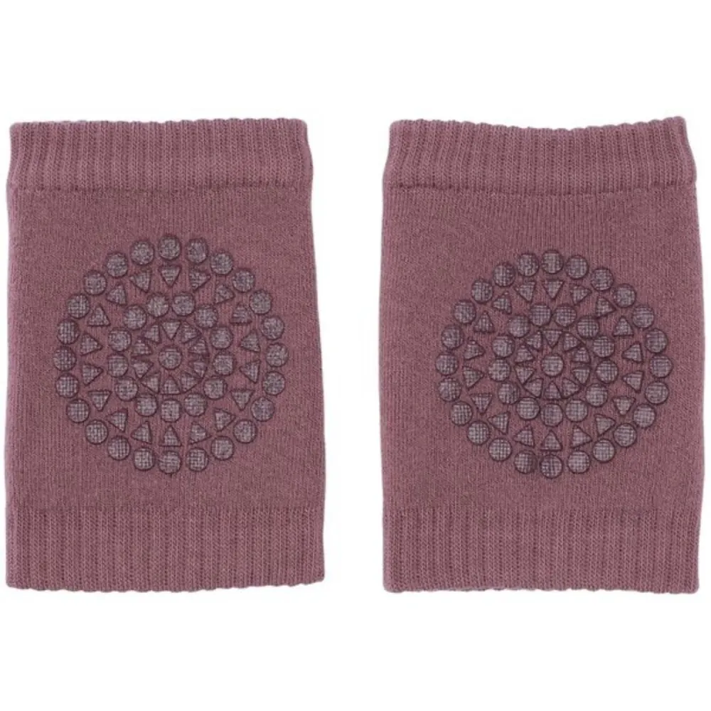 Gobabygo Misty Plum Crawling Knäskydd Ekologisk Frotté Bomull