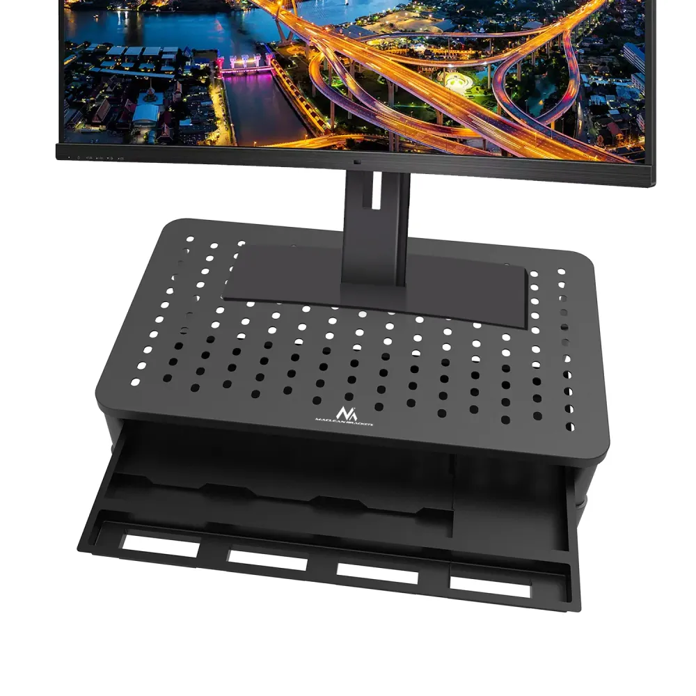 Maclean skärm- och laptopstativ, 13-32", modell MC-946. Optimerar arbetsytan och ger designed komfort för datoranvändare.