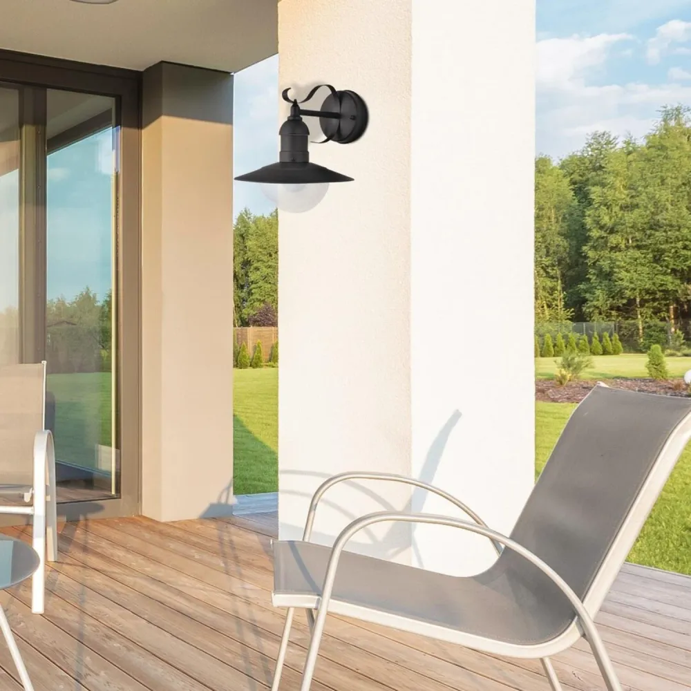Rabalux Oslo Trädgård Vägglampa För Fasad Onyx E27 60 W IP43 230 V
